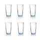 Glass Cup Set - 6 Pcs